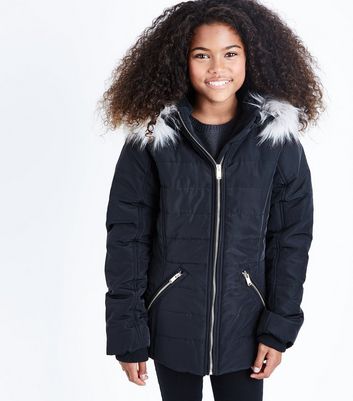 girls winter coats new look