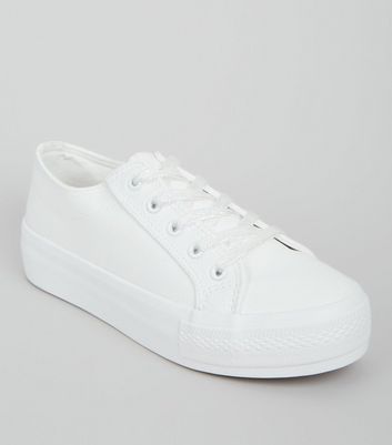 white trainers wide fit