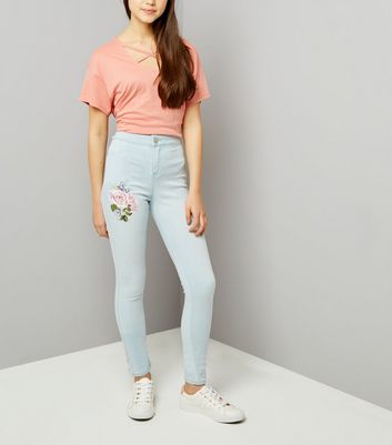 new look light blue jeans