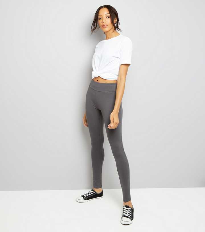 Grey High Waisted Leggings