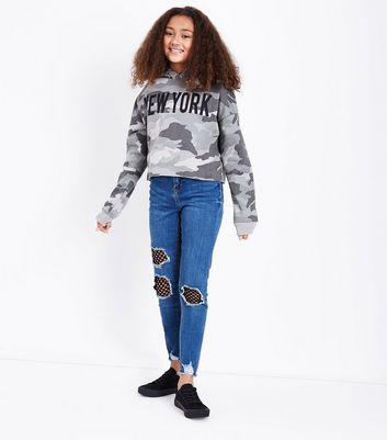 new look girls ripped jeans