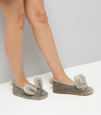new look bunny slippers