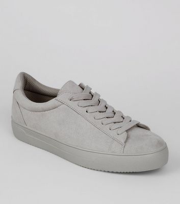 grey lace shoes