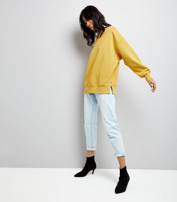 Sweatshirt mustard on sale