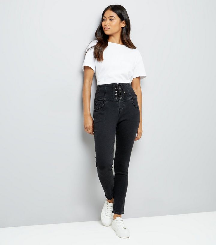 Jean Skinny Noir Taille Haute RAG & BONE Taille 27 - Denim Et Modal - Occasion Très Bon état