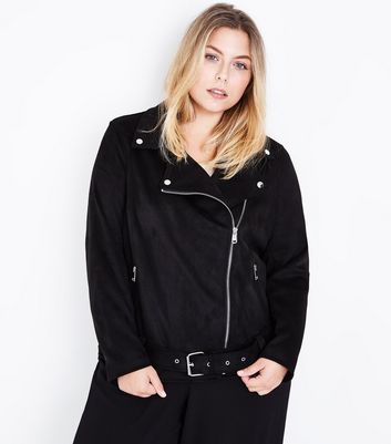 suedette black jacket