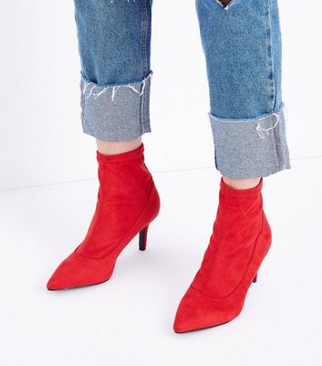 red boots sock