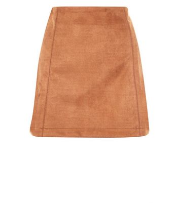 tan a line skirt