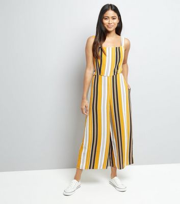 yellow jumpsuit new look