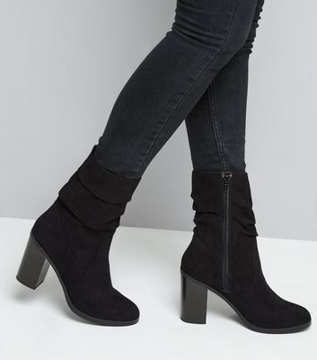 cheap heeled boots uk