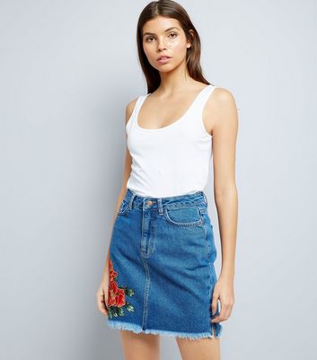 new look jeans skirt