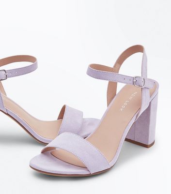 New look lilac hot sale sandals