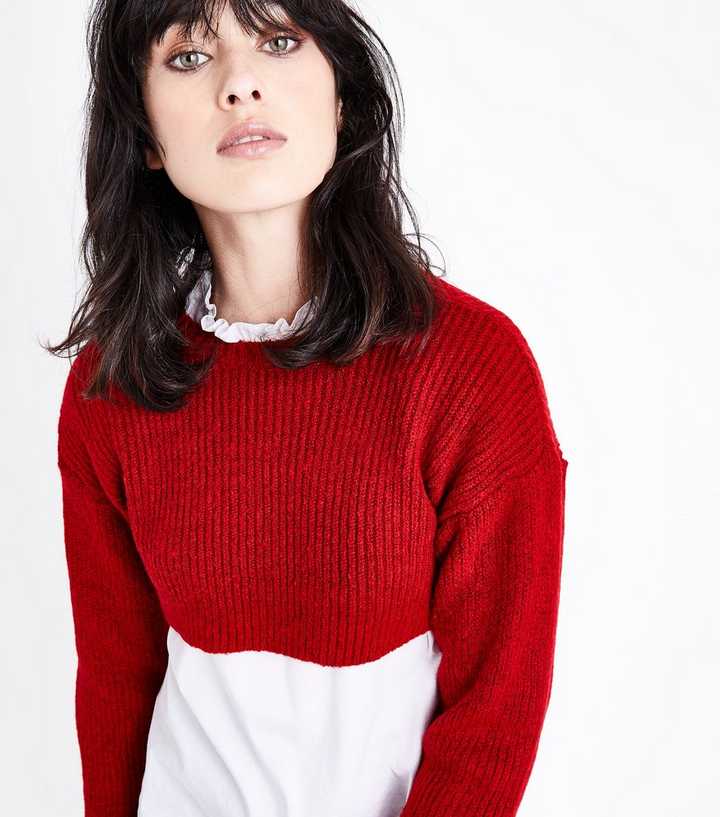 This red cropped jumper from a Thistle and Spire advert? : r/findfashion
