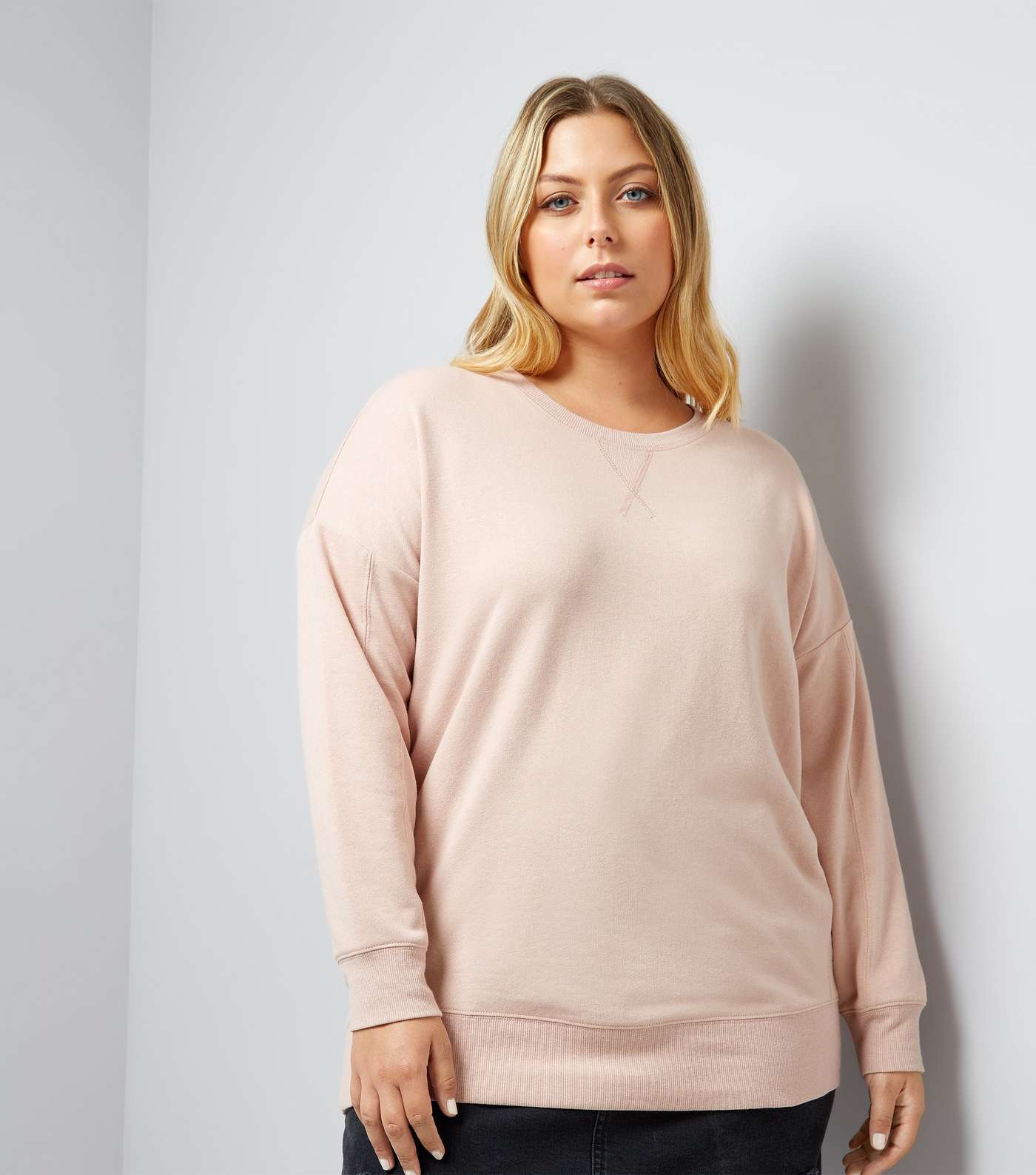 Curves Shell Pink Sweater