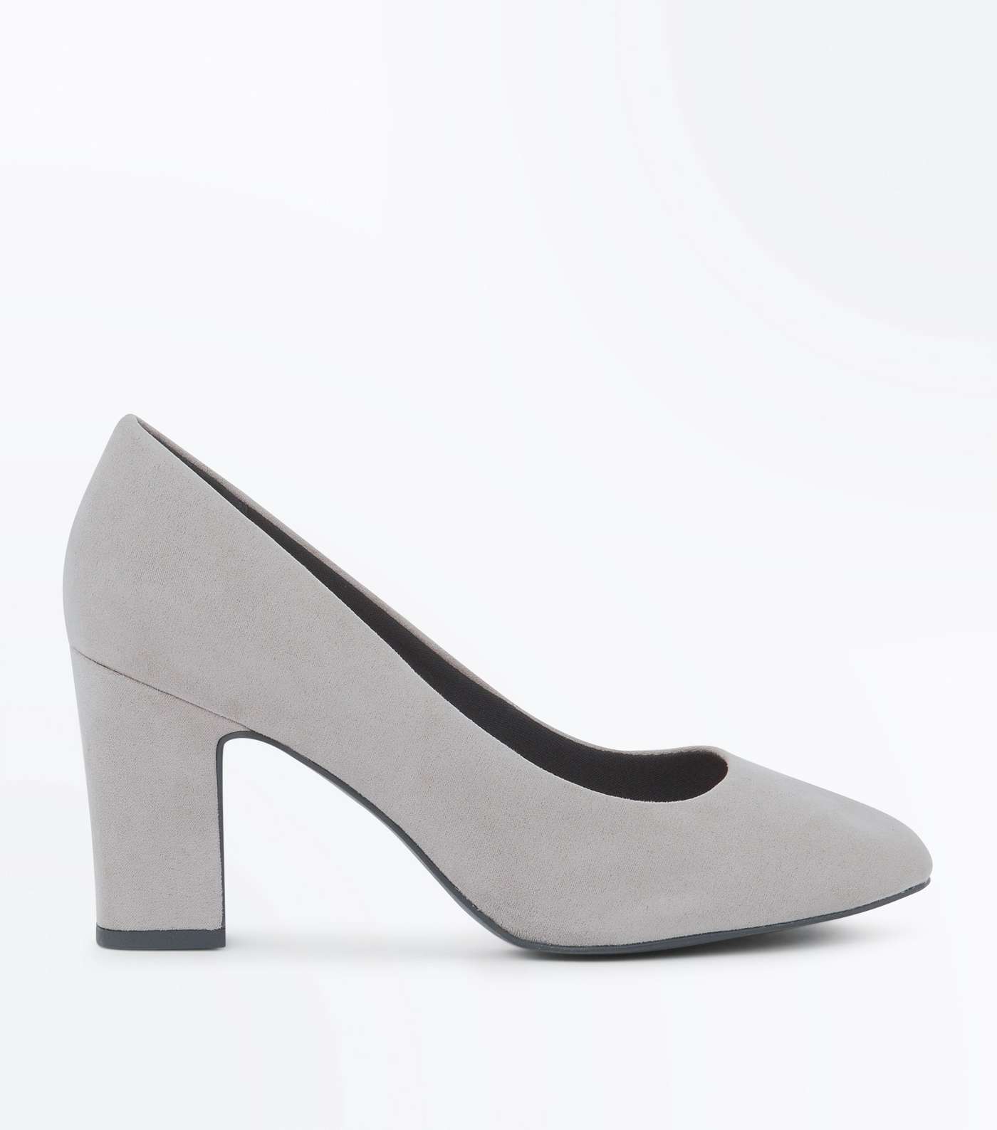 Wide Fit Grey Comfort Flex Court Shoes
