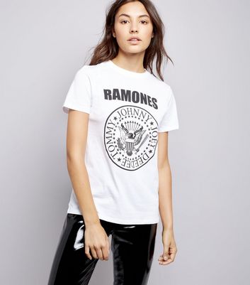 ramones t shirt white