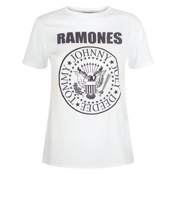 ramones t shirt white