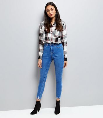 new look hallie high waist super skinny jeans