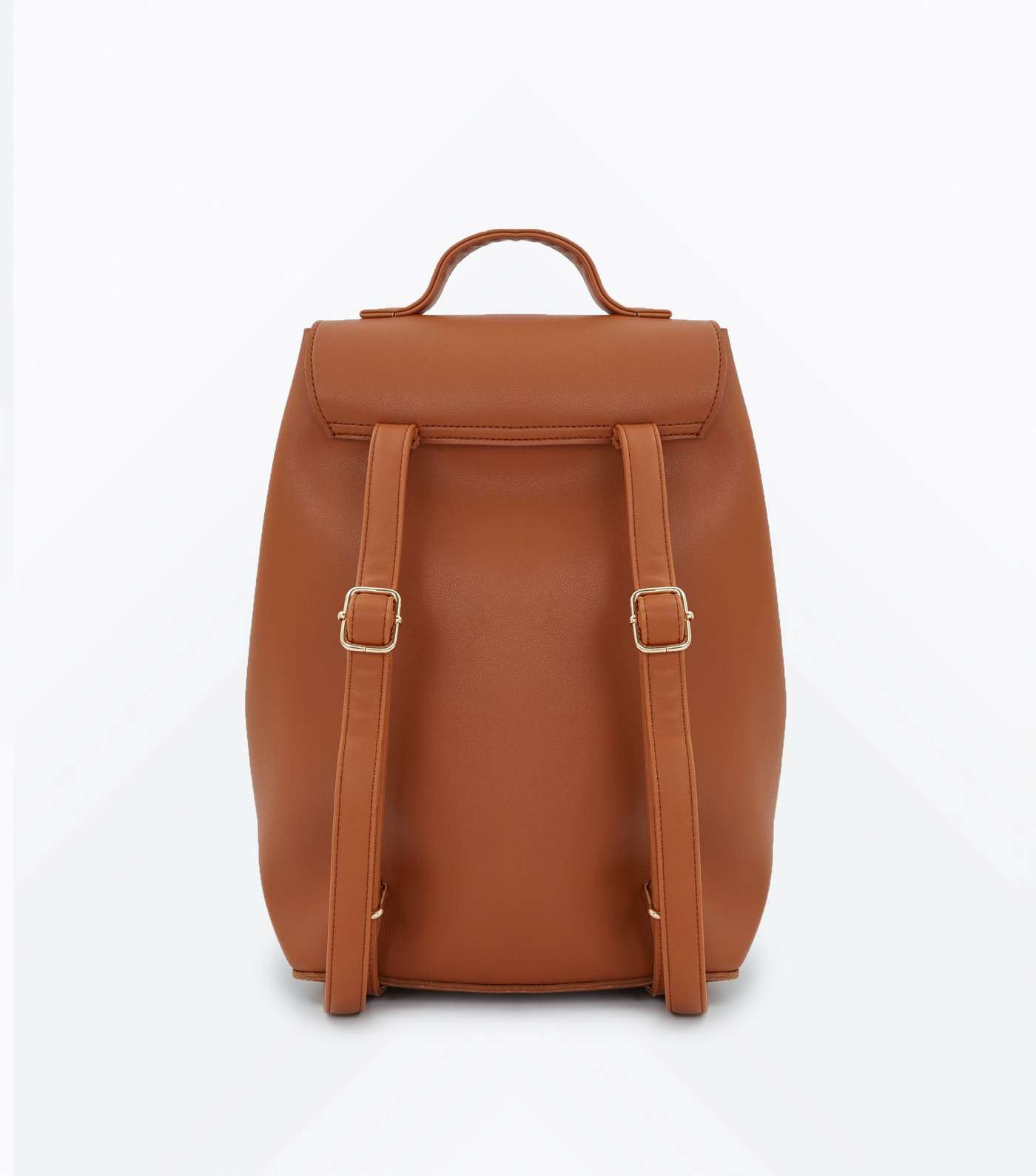 Brown Drawstring Pocket Front Backpack Image 6