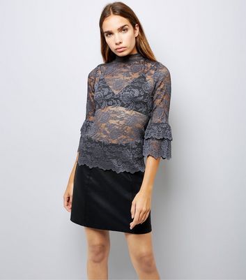 Women's Lace Tops | Lace Long Sleeve & Crop Tops | New Look