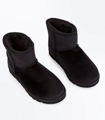 new look fur lined boots