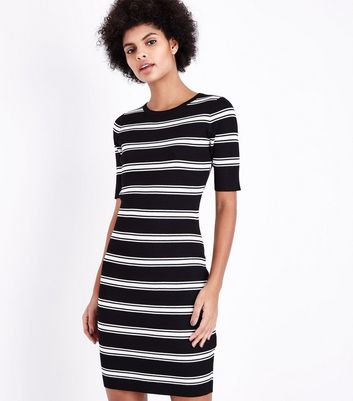 stripe jumper dress