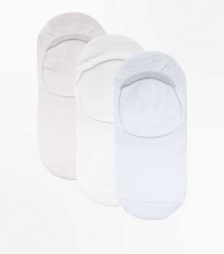 3 Pack Blue Invisible Socks