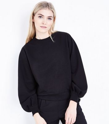 balloon sleeve hoodie