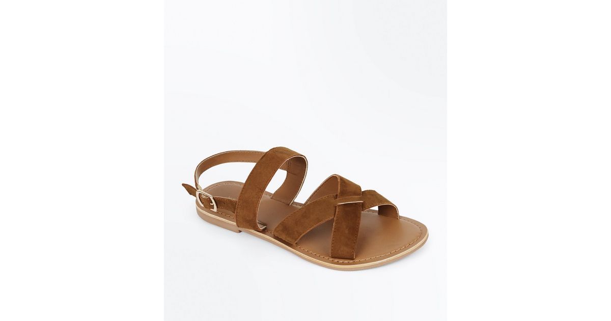 tan-suede-cross-strap-sandals-new-look