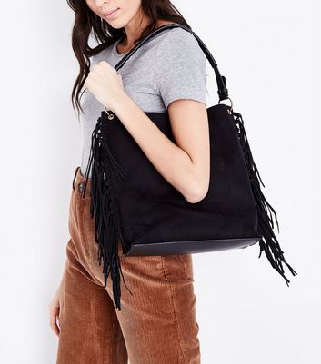 new look fringe bag