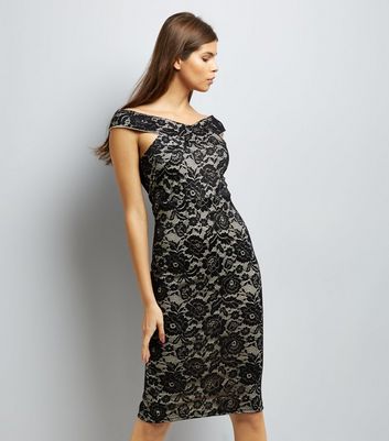 ax paris black lace dress