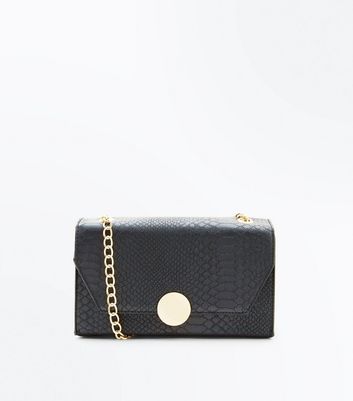 snakeskin bag new look