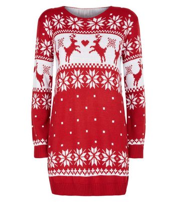 knitted christmas jumper dress