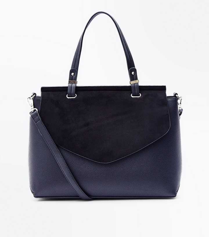 Black Top Handle Satchel Bag