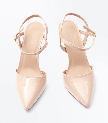 nude shoes new look