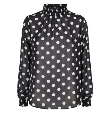 black spot blouse