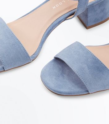 new look pale blue sandals