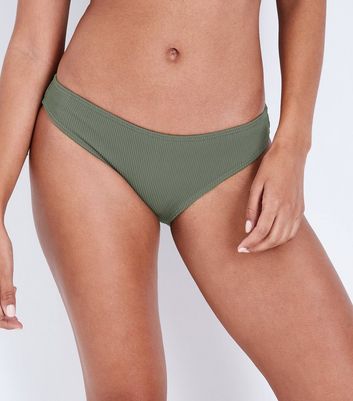 new look khaki swimsuit