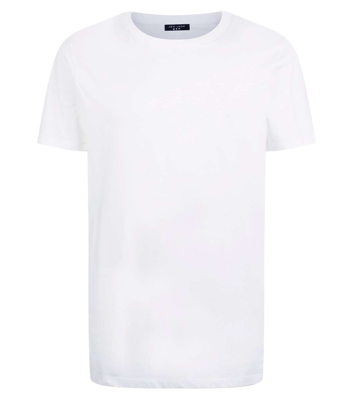 White Longline T-Shirt Image 4