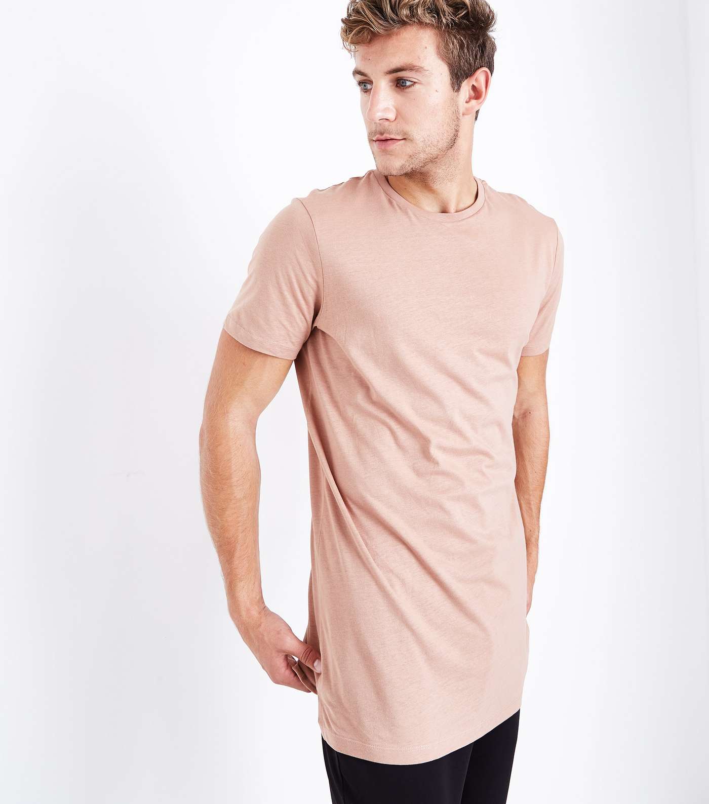Pink Longline T-Shirt