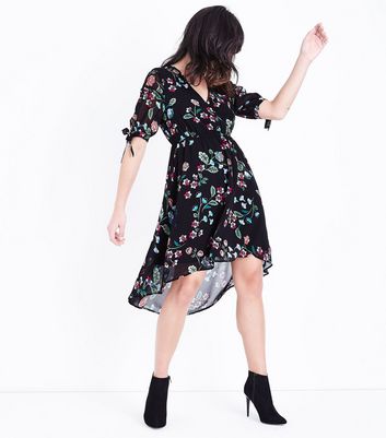 new look dip hem dress