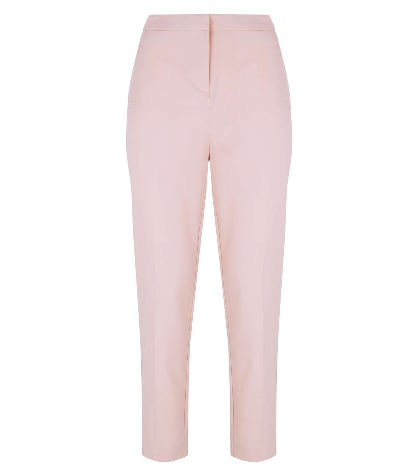 Pale Pink Slim Leg Trousers Image 4