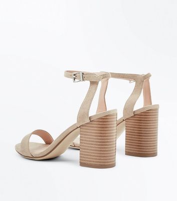 Light brown 2025 block heels