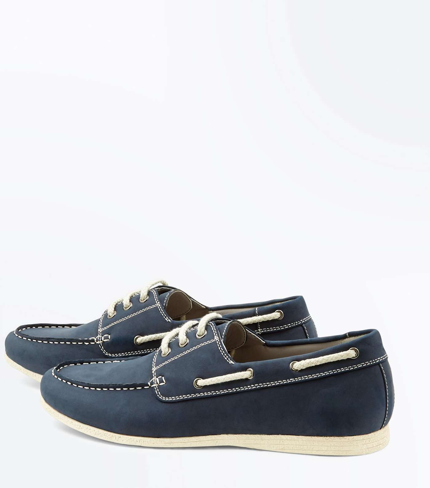 Navy Boat Shoes Image 5