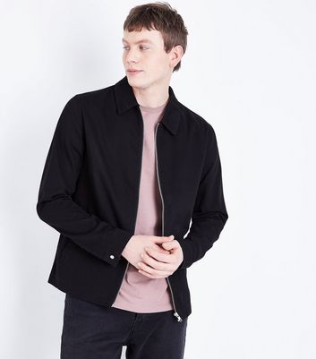 Men's Black Zip Through Shacket New Look shop for Men's Black Zip Through Shacket New Look at Shopo