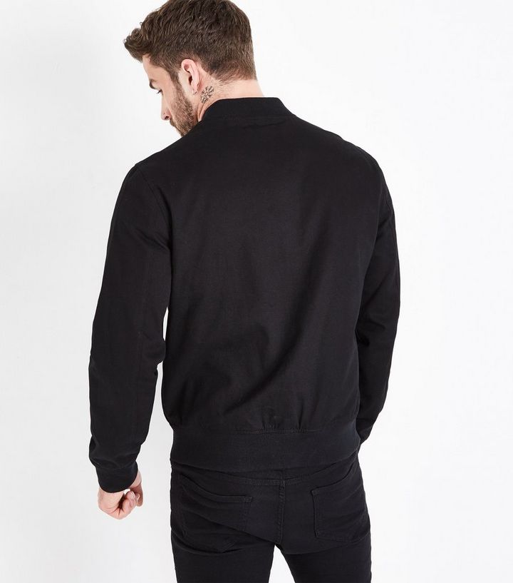 Black Bomber Jacket New Look