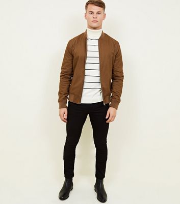 Men's Brown Bomber Jacket New Look shop for Men's Brown Bomber Jacket New Look at Shopo