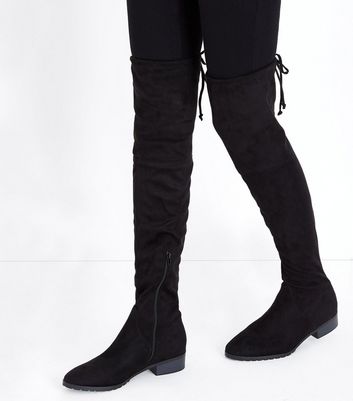 cleated over the knee boots