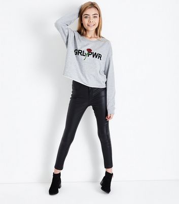 power to the girls sweatshirt