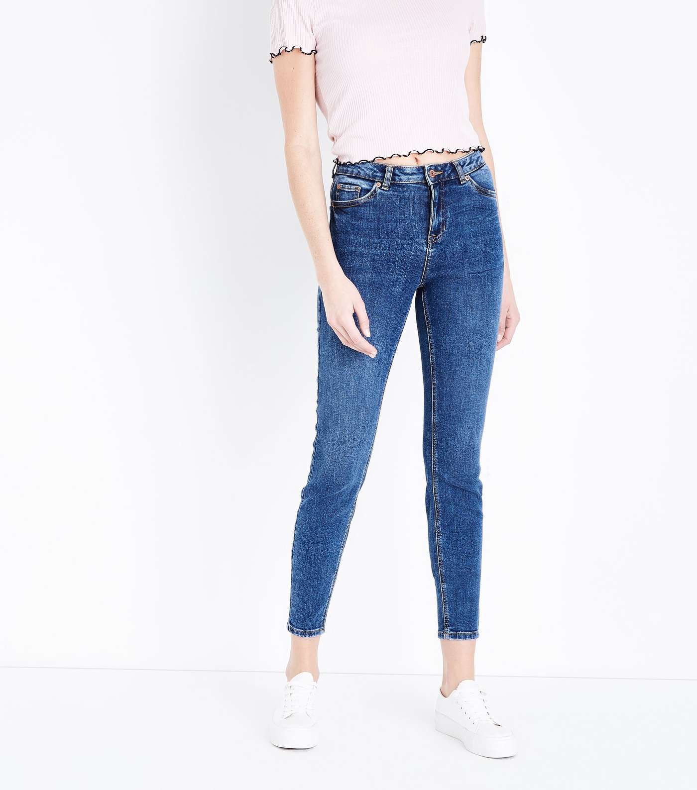 Blue Ankle Grazer Skinny Jenna Jeans Image 2